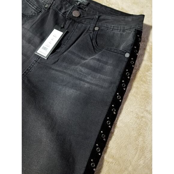 Romeo & Juliet Couture Jeans Skinny Pants NWT Size Medium Color Black - Picture 8 of 9
